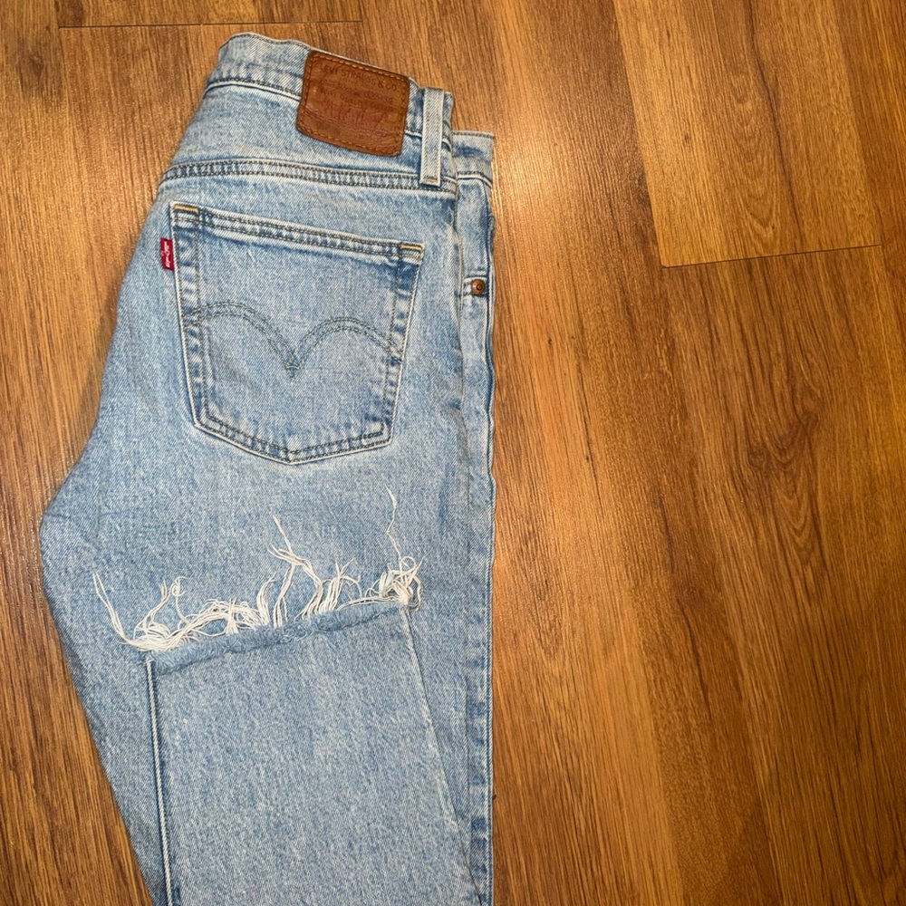 Levi's Light Blue Distressed Jeans
